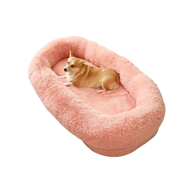 柔らかいぬいぐるみの洗える犬用睡眠ベッド 