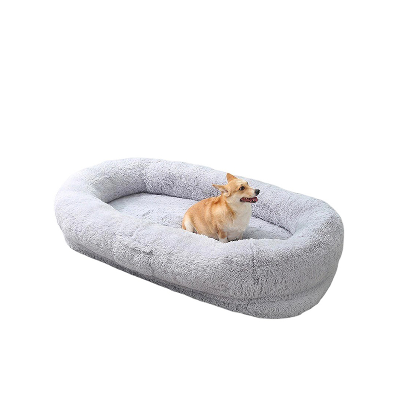 柔らかいぬいぐるみの洗える犬用睡眠ベッド 