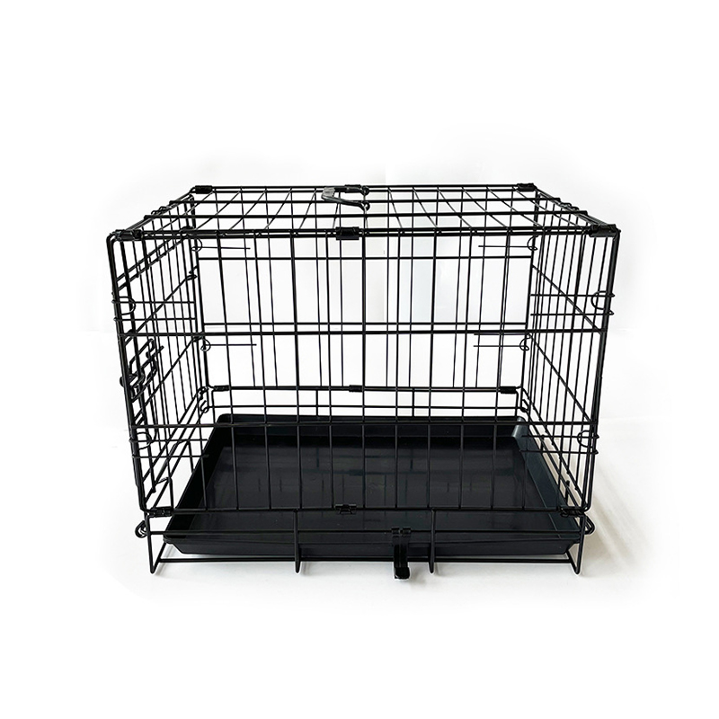折りたたみ可能なスチール製犬用ケージ